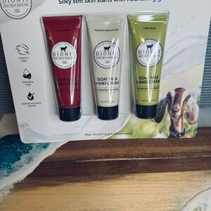 Goat Milk Hand Cream Trio - Red, Cream, Green